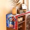 Linen Red White and Blue Vases Flowers Table Runner 4th of July Memorial Day Veterans Day Independence Day Tablecloth Patriotic Decorations and Supplies for Home Kitchen Table